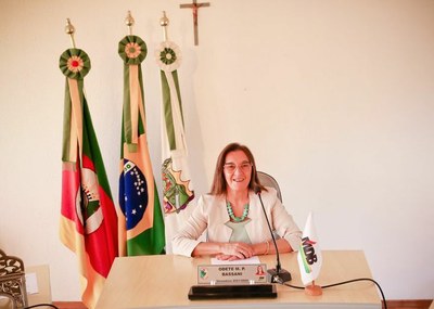 Fagundes Varela possui pela primeira Vez uma mulher na presidência da Câmara de Vereadores.