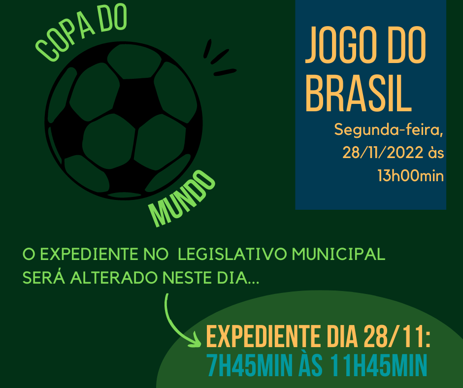 EXPEDIENTE ALTERADO CONFORME JOGOS DA COPA