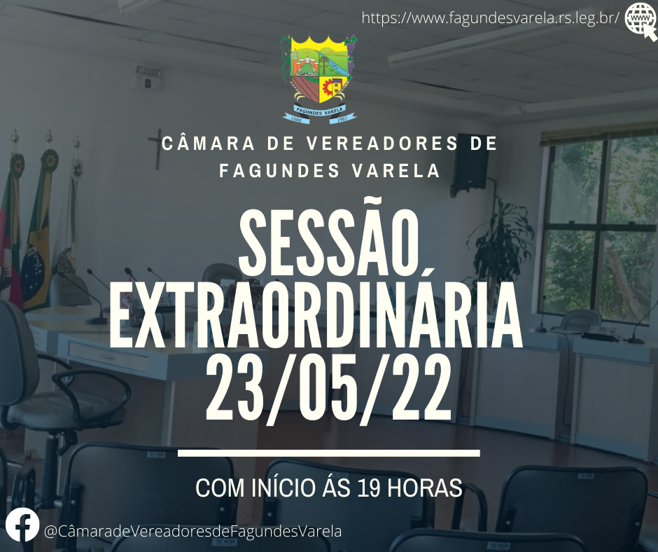 𝐏𝐀𝐔𝐓𝐀 𝐃𝐀 𝐒𝐄𝐒𝐒Ã𝐎 𝐄𝐗𝐓𝐑𝐀𝐎𝐑𝐃𝐈𝐍Á𝐑𝐈𝐀 À 𝐑𝐄𝐀𝐋𝐈𝐙𝐀𝐑-𝐒𝐄 𝐒𝐄𝐆𝐔𝐍𝐃𝐀- 𝐅𝐄𝐈𝐑𝐀, 𝐃𝐈𝐀 𝟐𝟑/𝟬𝟱/𝟮𝟬𝟮𝟮, 𝐂𝐎𝐌 𝐈𝐍𝐈́𝐂𝐈𝐎 À𝐒 𝟏𝟗 𝐇𝐎𝐑𝐀𝐒: