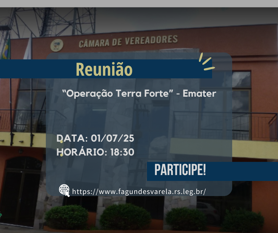 🌱 Reunião EMATER - Operação Terra Forte