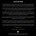 NOTA DE PESAR