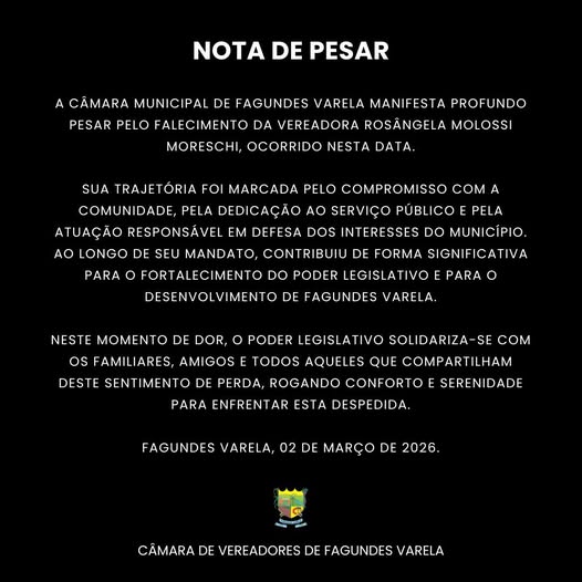 NOTA DE PESAR