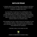 NOTA DE PESAR